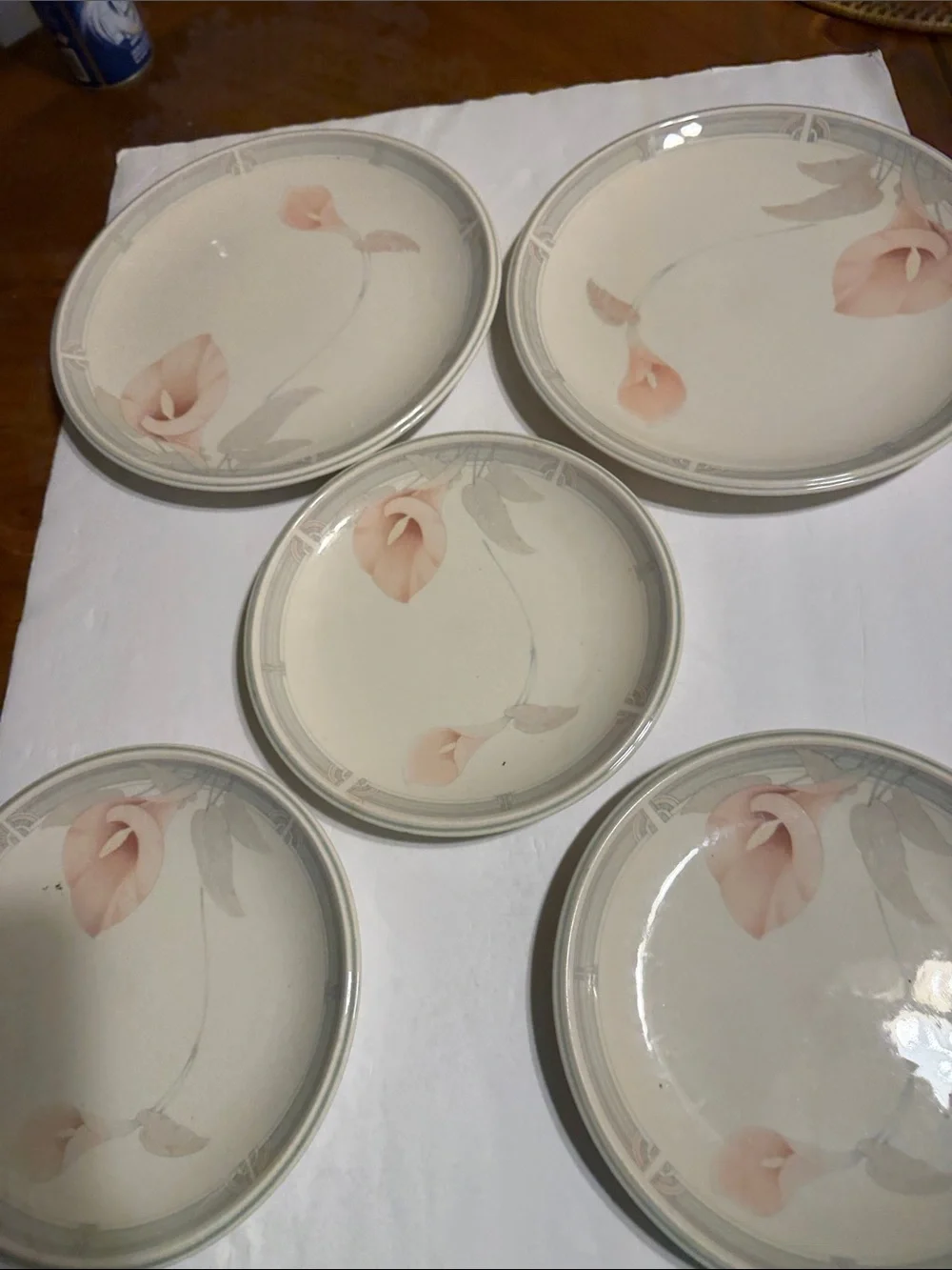 Noritake  Eternal Blush  floral  Dinner Plates made in Ireland